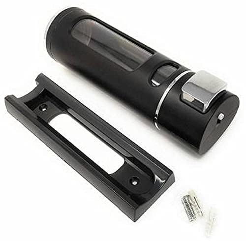 SELLZY SELLZY ABS Plastic Wall Mounted Liquid Shampoo Conditioner Handwash Lotion Gel Soap Dispenser for Bathroom Kitchen 400ml Black Pack of 1 - Image 4
