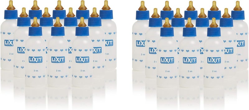 2oz Nursing Bottle for Kittens Small Puppies, and Small Animals (2oz, Pack of 24)