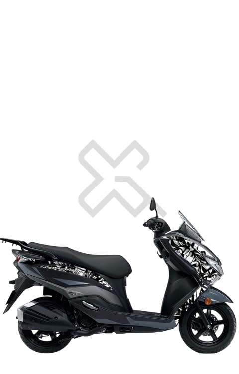 Grayfixx Half Body Decal for Burgman 125 - Image 5