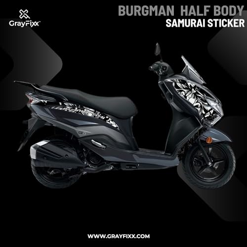 Grayfixx Half Body Decal for Burgman 125 - Image 2
