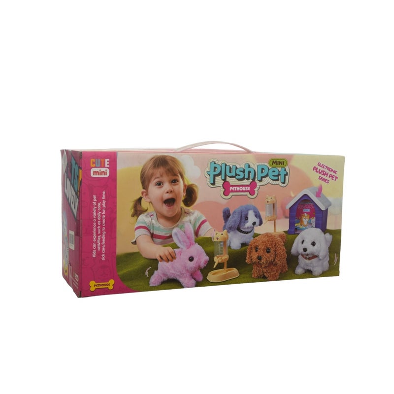 كلب فرو بني مع منزل و خزان مياه - MC1037 - Image 2