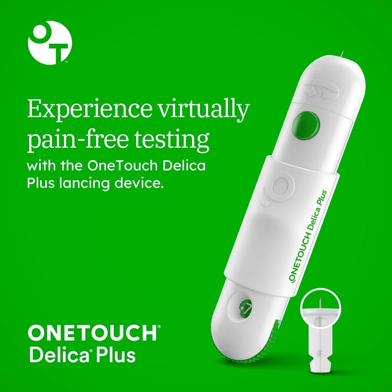 ONETOUCH مجموعة اختبار السكري OneTouch Ultra Plus Flex قيمة تشمل 1 جهاز قياس سكر الدم 1 جهاز وخز 30 إبرة وخز 30 شريط اختبار سكري  حقيبة حمل - Image 3