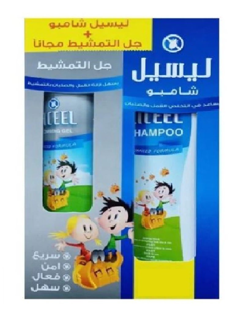 LICEEL Lice shampoo 200 ml with combing gel 100 ml - Image 1