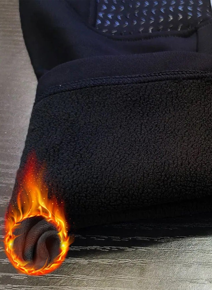 عام الدافئة ركوب الخيل السراويل النساء مقعد كامل سيليكون المؤخرات الشتاء الحرارية الفروسية بنطلون مع جيب المنافسة ركوب الملابس - Image 3