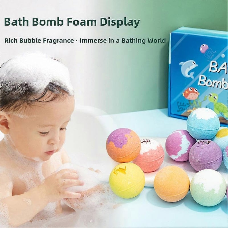 Baby Bath Bomb Set, 12 Pieces with Surprise Toys - Image 3