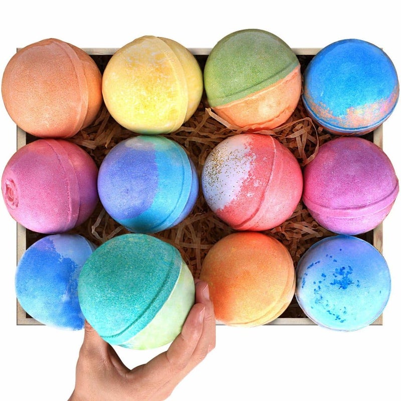 Baby Bath Bomb Set, 12 Pieces with Surprise Toys - Image 1