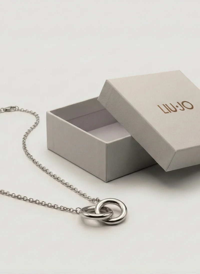 Liu Jo  Liu Jo Loop Silver Necklace for Women | Best Price UAE