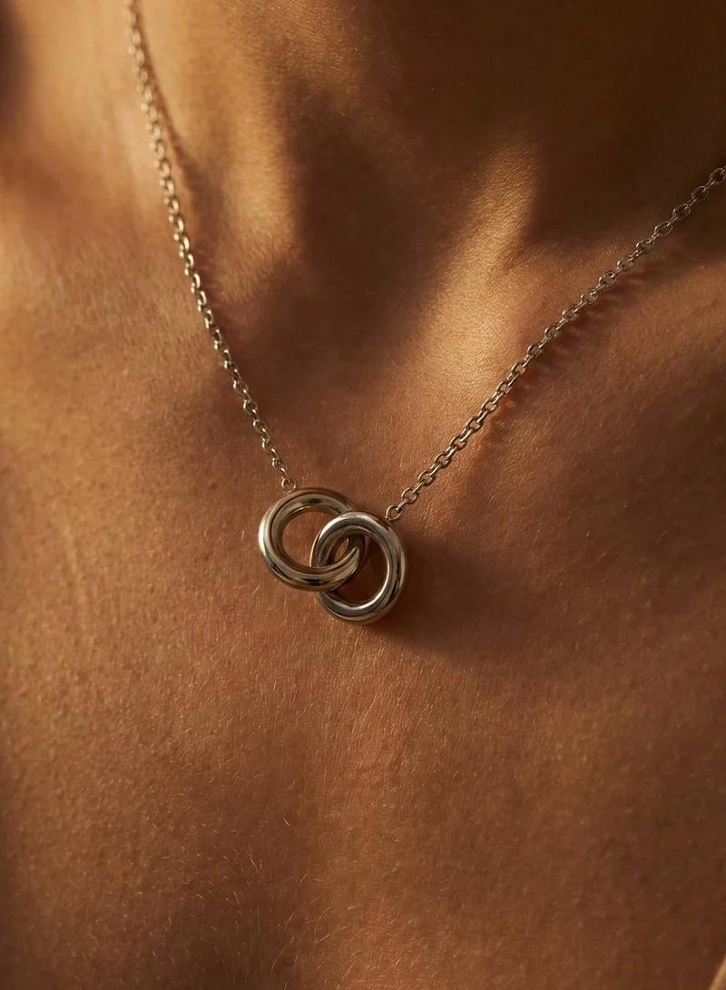 Liu Jo  Liu Jo Loop Silver Necklace for Women | Best Price UAE