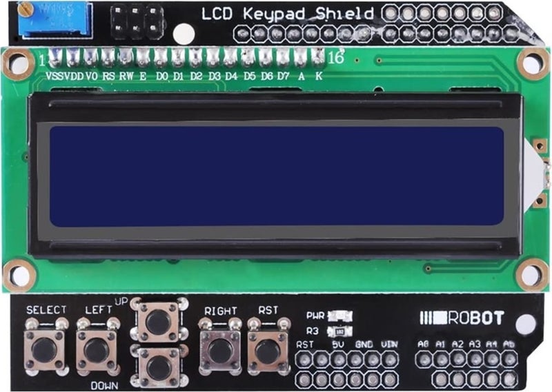 Arduino Shield 2X16 Character LCD Module 6 Button Keypad Keypad