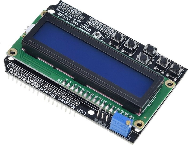 Arduino Shield 2X16 Character LCD Module 6 Button Keypad Keypad