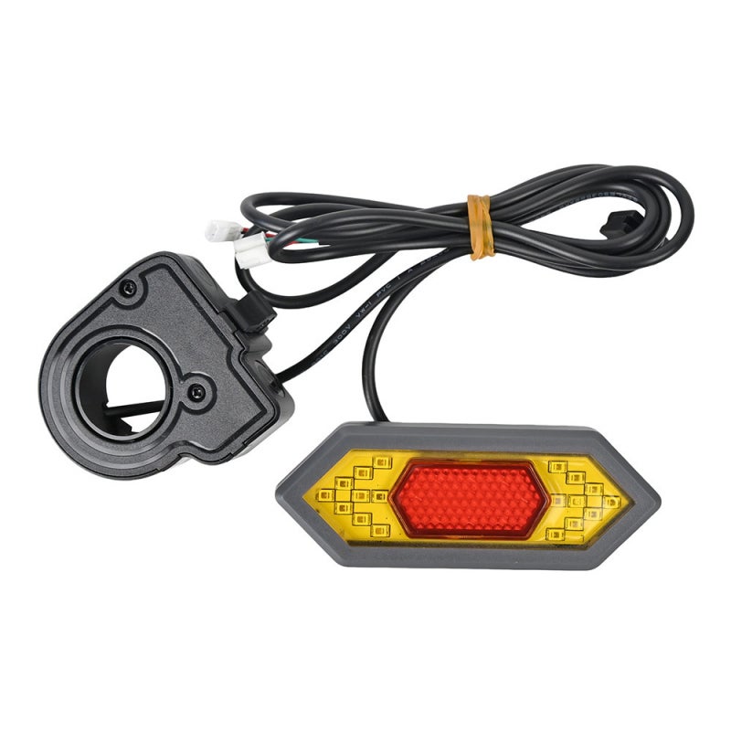 Electric Scooter Turn Signal Light: Multicolor, Screw Mounted Sturdy Build - Battery-Free Controller Powered, High-Quality Wear-Resistant Plastic for Electric Scooter Night Riding Safety & Road Visibi - Image 1