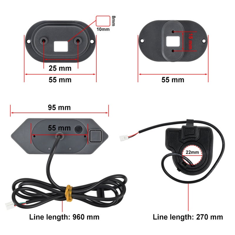 Electric Scooter Turn Signal Light: Multicolor, Screw Mounted Sturdy Build - Battery-Free Controller Powered, High-Quality Wear-Resistant Plastic for Electric Scooter Night Riding Safety & Road Visibi - Image 2