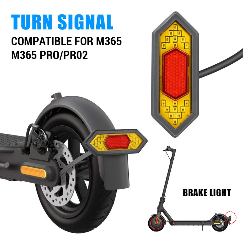 Electric Scooter Turn Signal Light: Multicolor, Screw Mounted Sturdy Build - Battery-Free Controller Powered, High-Quality Wear-Resistant Plastic for Electric Scooter Night Riding Safety & Road Visibi - Image 3