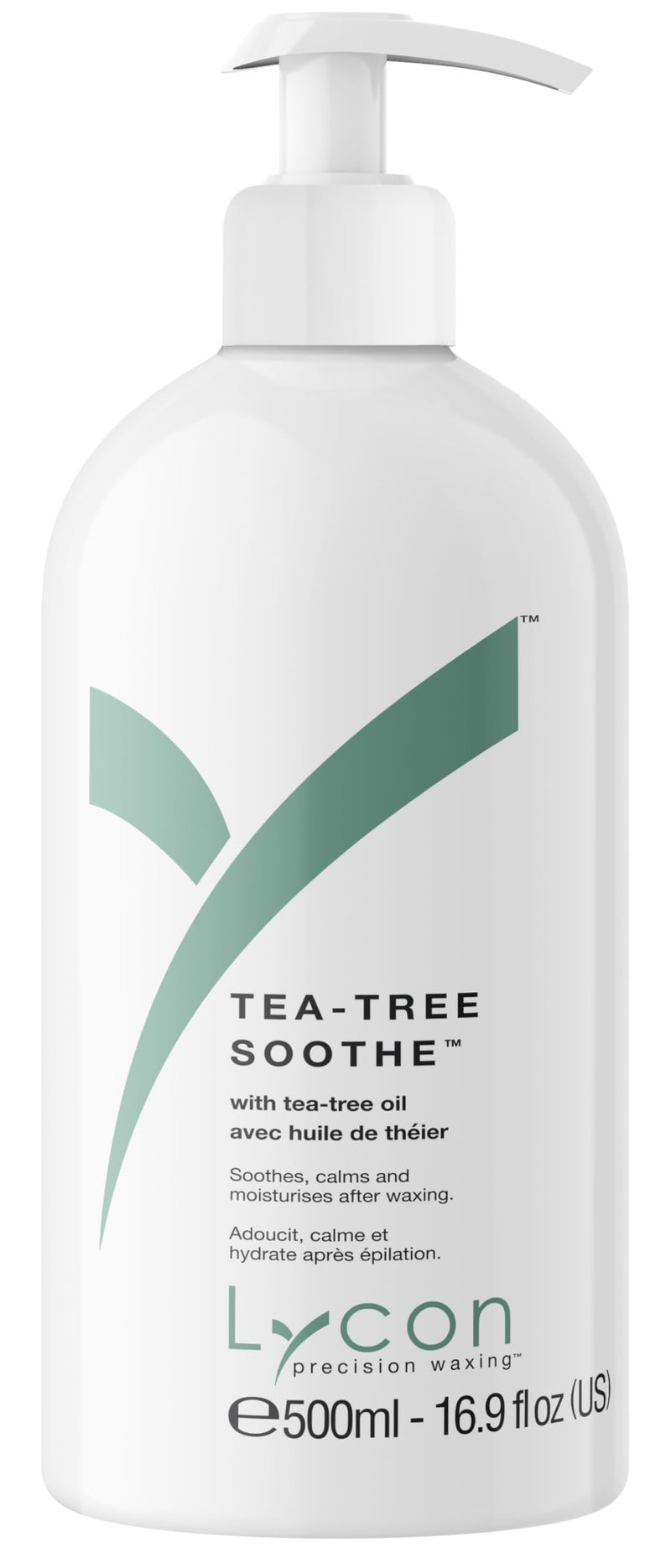 Lycon Tea Tree Soothe SalonQuality Post Wax Body Moisturizer with Tea Tree Oil Rose and Chamomile 169 oz