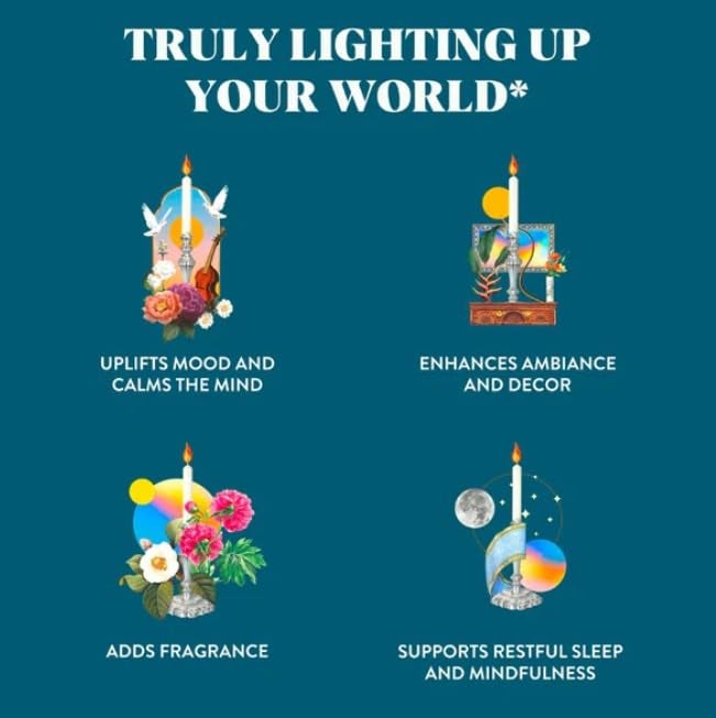 RAD LIVING Rad Living Festival Special Sunshine Set of 5 Candles Crme de la Shea Scented Soy Wax Forest Green Candles 20mins 15 Hours Each Burn Time Perfect for Home Dcor Ideal for Gifting  - Image 2