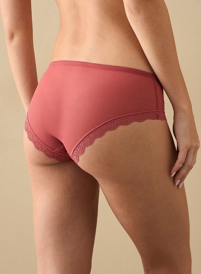 Splash FAV Mesh Textured Bikini Briefs with Elasticated Waistband - Image 3