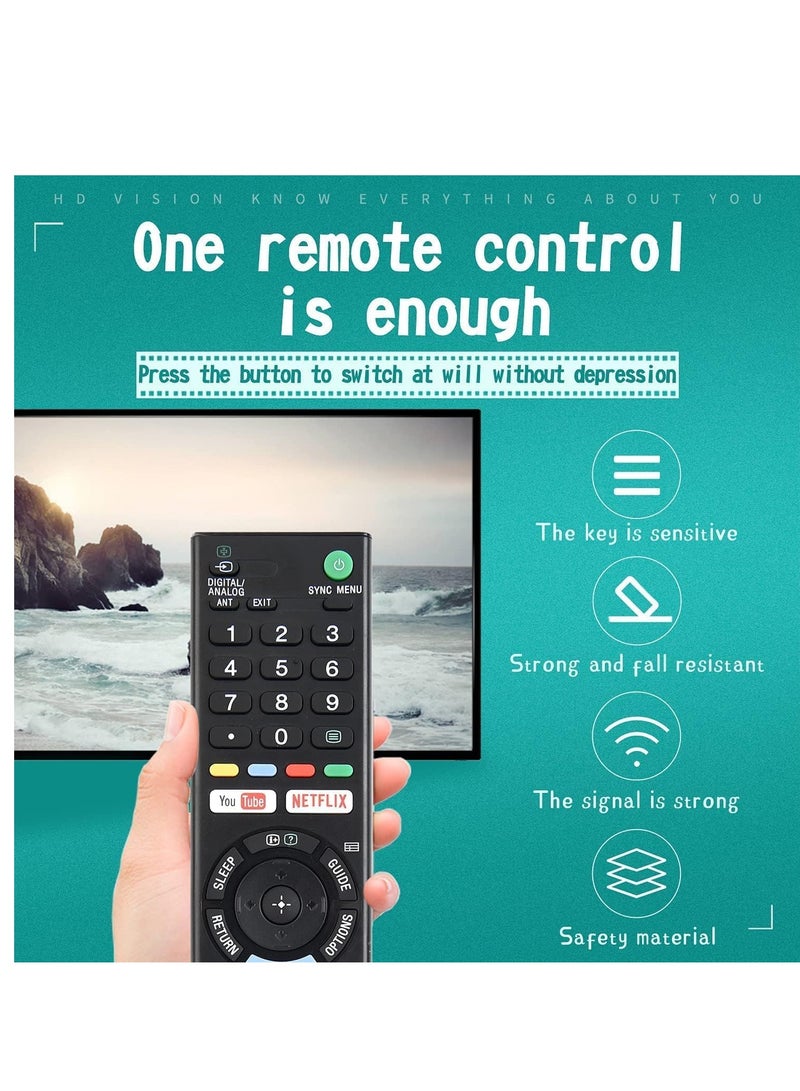 Universal Remote Control for Sony - Replacement for All Sony LCD LED HDTV Smart TVs with YouTube and Netflix Buttons - Image 4