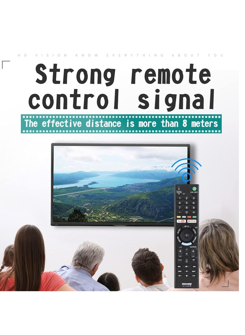Universal Remote Control for Sony - Replacement for All Sony LCD LED HDTV Smart TVs with YouTube and Netflix Buttons - Image 2