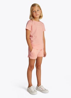 TOMMY HILFIGER Kids Stripe Crew Neck T-Shirt & Short Sets  - Image 1