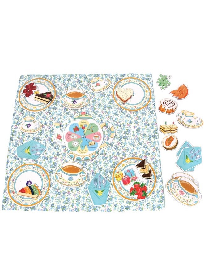 eeboo Tea Party Spinner Game Develops Patience And Social Skills For Children 2 To 4 Players 15 To 30 Minute Play Time For Ages 3 And Up  - Image 3