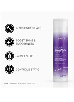 Joico Color Balance Purple Shampoo & Conditioner Set, Eliminate Brassy and Yellow tones, for Cool Blonde or Gray Hair - pzsku/Z4274C1B5E07F483E166AZ/45/_/1739451818/b5e2dab3-0f3d-4cb1-b1db-3a665ae382e2