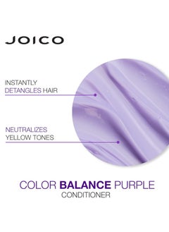 Joico Color Balance Purple Shampoo & Conditioner Set, Eliminate Brassy and Yellow tones, for Cool Blonde or Gray Hair - pzsku/Z4274C1B5E07F483E166AZ/45/_/1739451956/cc2af40e-4ac5-40ef-9655-26a6e068c6eb