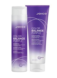 Joico Color Balance Purple Shampoo & Conditioner Set, Eliminate Brassy and Yellow tones, for Cool Blonde or Gray Hair - pzsku/Z4274C1B5E07F483E166AZ/45/_/1739452070/237aa1e0-d14f-4fe5-a14c-2f50eff64d00