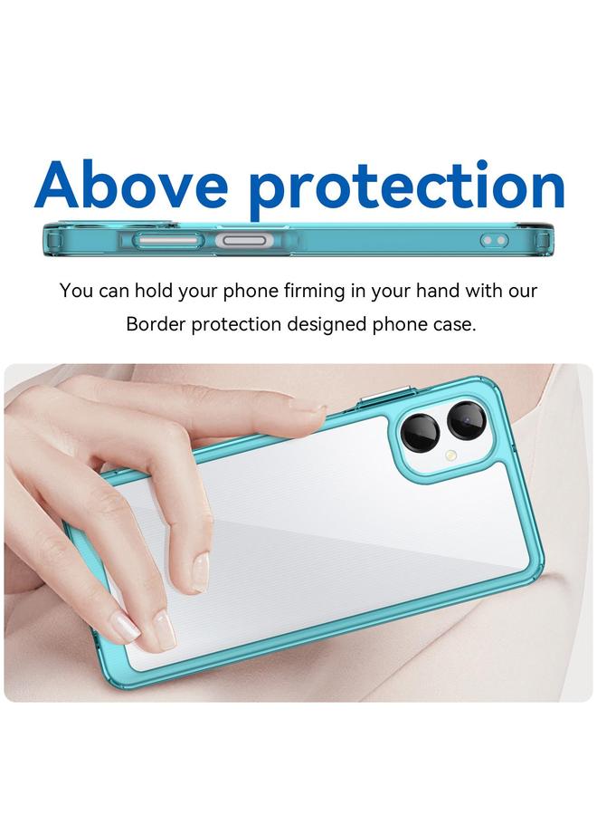 erorex Case For Samsung Galaxy A06 5G Colorful Series Acrylic Hybrid TPU Phone Case - Image 4
