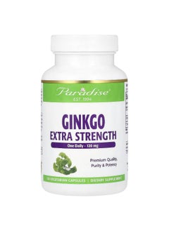 Paradise Herbs Paradise Herbs, Ginkgo, Extra Strength, 120 mg, 120 Vegetarian Capsules 