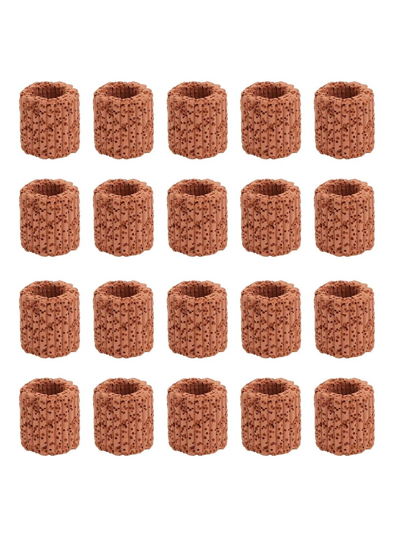 Y&D SYOSI Aquatic Water Plant Fixed Ring, for Aquarium Landscape Ceramic Pot Ring Tool, Decoration Fish Tank Accessories, 20Pcs  - Image 1