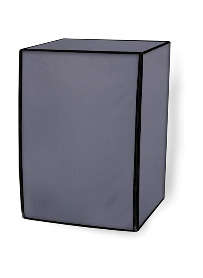 Waterproof Front Load Washing Machine Cover Compatible for LG 8 kg & 9 Kg Grey  - Image 3