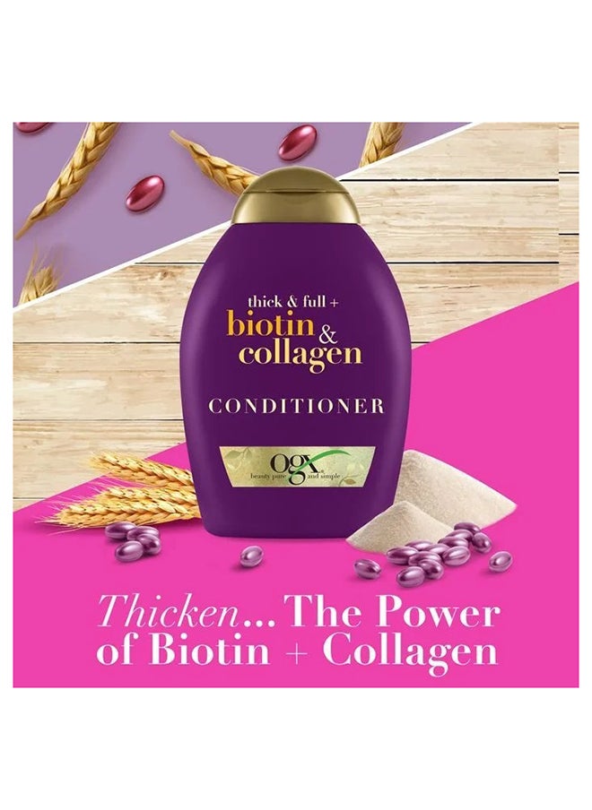 Ogx Conditioner, Thick And FullAnd Biotin And Collagen 385Ml  - Image 2
