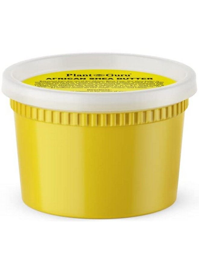 Plant Guru - Raw African Shea Butter 16 Oz. 100% Pure Natural Unrefined Yellow Ideal Moisturizer For Dry Skin Body Face And Hair Growth. Great For Diy Soap And Lip Balm Making. - Image 1