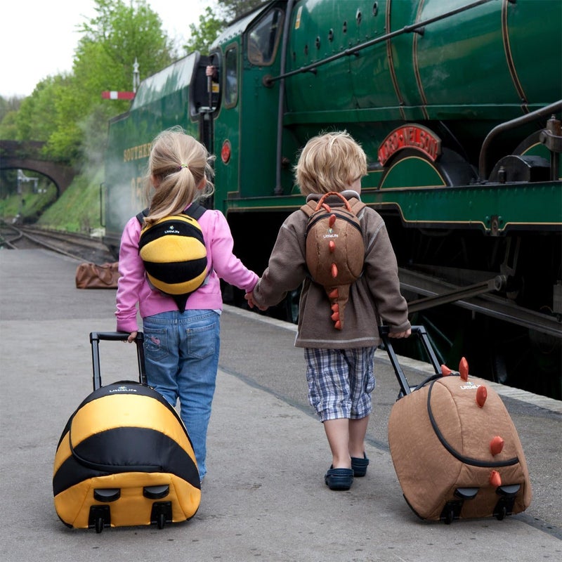 LittleLife Animal Wheelie Duffle Bag - Bee Design - Image 4