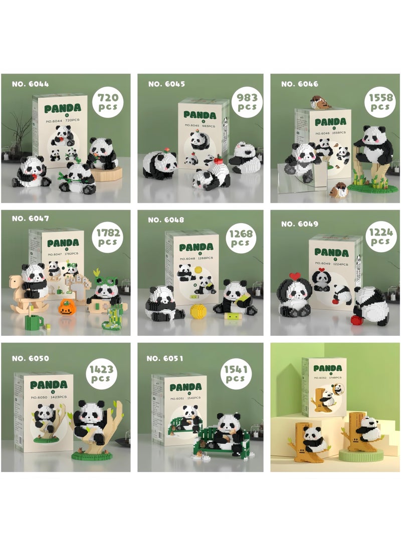SOLARAE Mini Building Blocks Panda 2 in 1, Cute Mini Panda Blocks Buiding Sets, Party Favors- Micro Blocks Panda for Kids 6 7 8 9 10+ Teens Adult 3D Animal Blocks Toy  (Panda Pen Holder) - Image 5