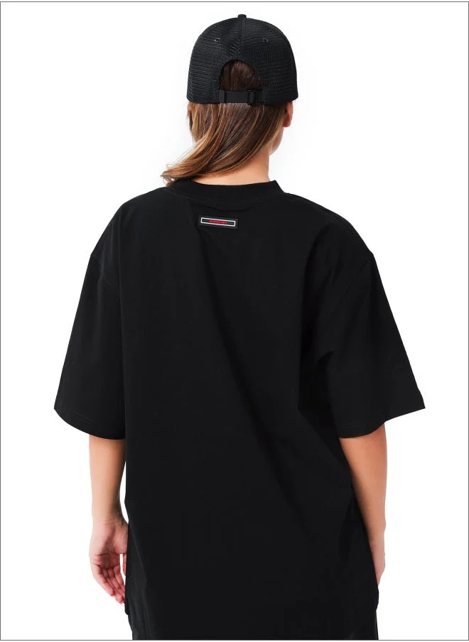 تنجيم سكواد تيشيرت نسائي تانجيم سكواد سلالة نادرة أسود