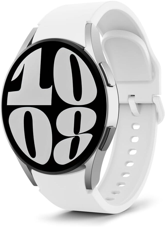MoKo - MoKo No Gap Straps Compatible with Samsung Galaxy Watch 7 FE 6 5 4 Strap 40mm 44mm/Watch 6 Classic 43mm 47mm/Watch 5 Pro Strap 45mm/Watch 4 Classic 42mm 46mm, 20mm Soft Silicone Replacement Sport Band - Image 1
