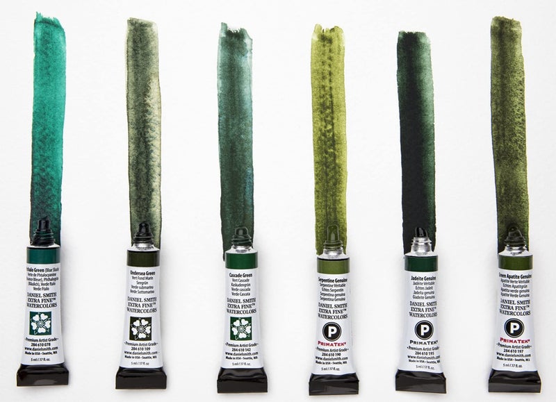 Daniel Smith 285610346 Transparent Watercolor Extra Fine Jean Haynes Green with Enbi - Set of 6 Colors, 0.2 fl oz (5 ml) (No. 2) - Image 3