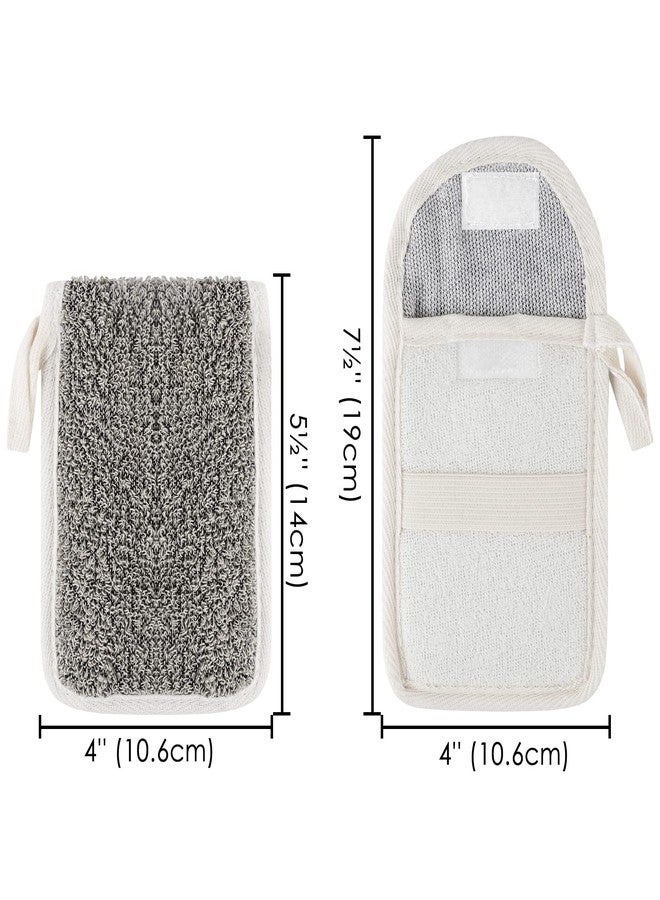 Linkidea 3 Pack Soap Saver Pouch, Flax Exfoliating Soap Bag Body Scrubber Exfoliator Sponge Holder Hanging Rope Bags for Bath or Shower - Image 5