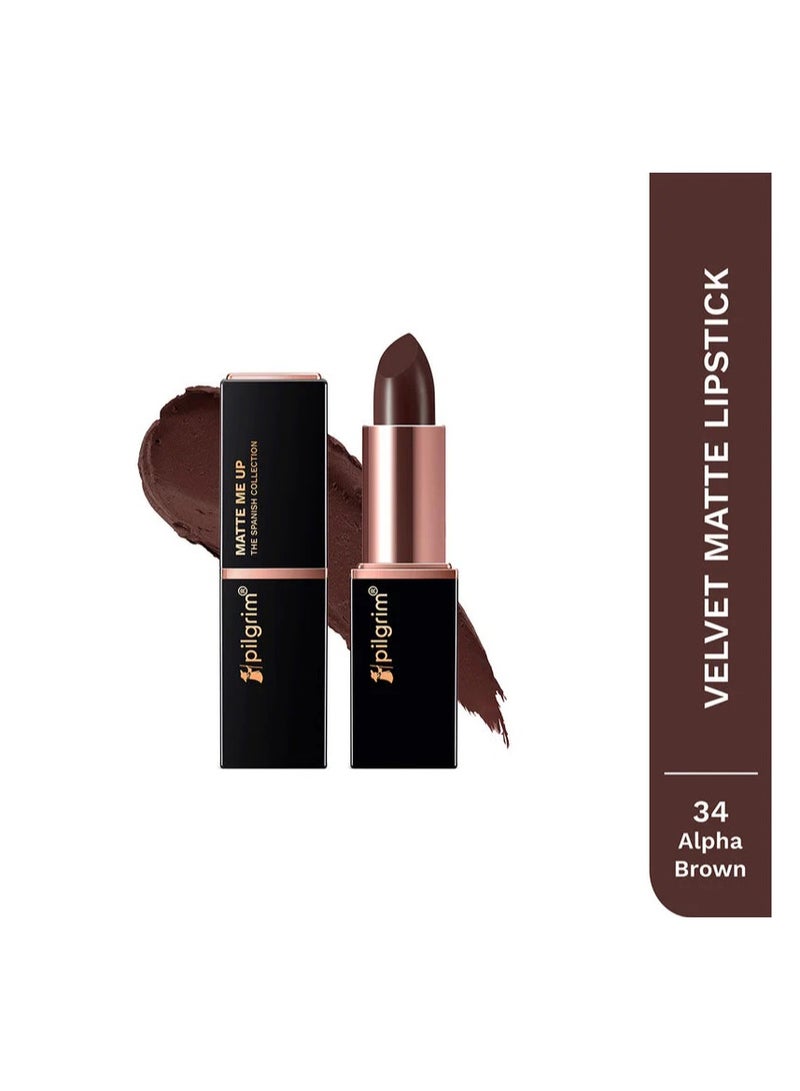 Pilgrim Bullet Lipstick Alpha Brown 4.2g - Image 1