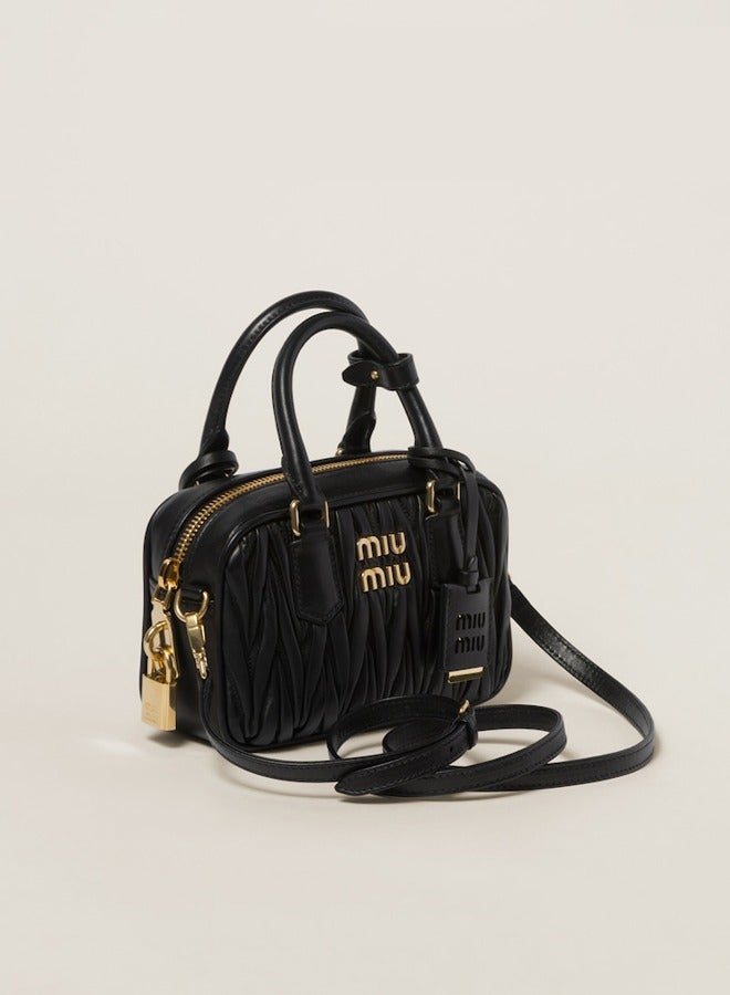 The Fallacious Arkadi Matras Napa leather handbag bag can be worn over the shoulder and crossbody - Image 1