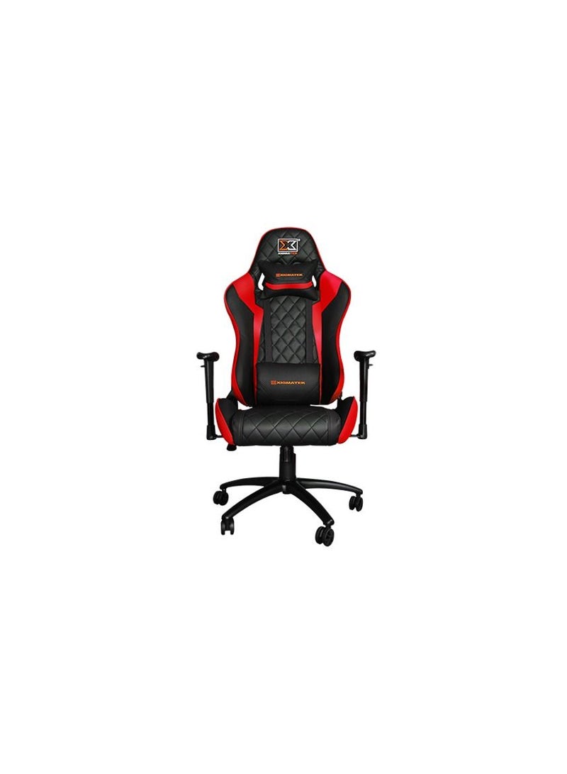 Xigmatek Hairpin Red (Black&Red, 2D Armrests, Butterfly Mechanism, Class 4 Gas Lift, Headrest & Lumbar Pillow) - Image 3