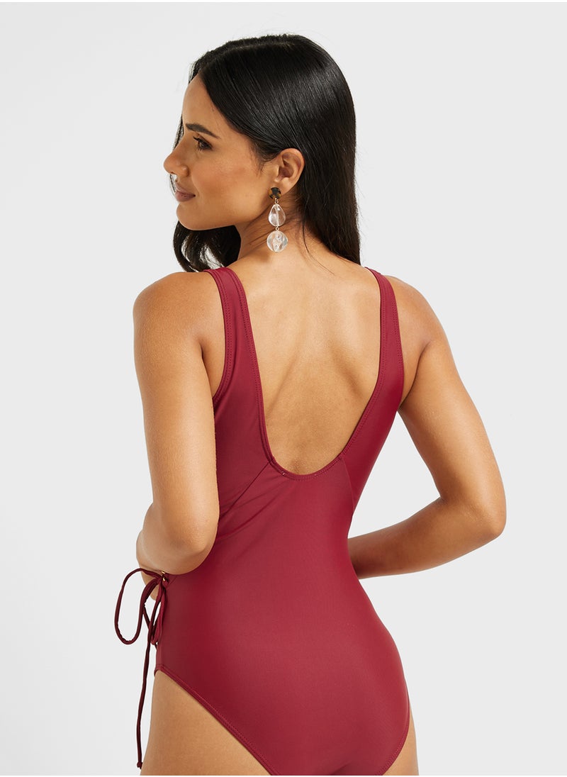 ELLA Ruched Swimsuit With Tummy Control  - Image 2