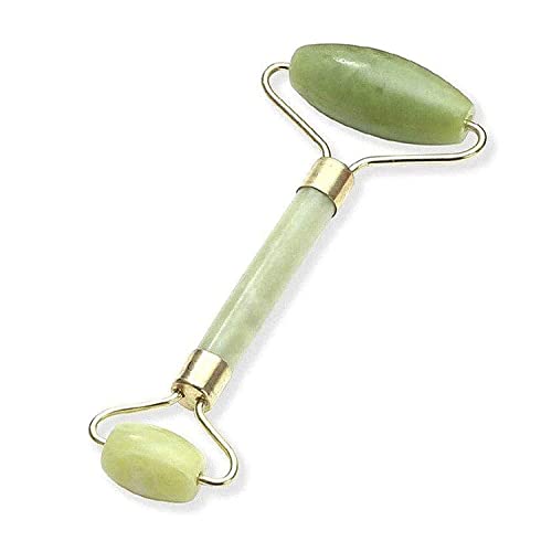 Veentus Roller Facial Massager Rose Quartz Massage Jade Stone Massage Tool For Face Eye Neck Foot Massage Treatment Therapy Roller Skin (MULTI COLOR) - Image 1