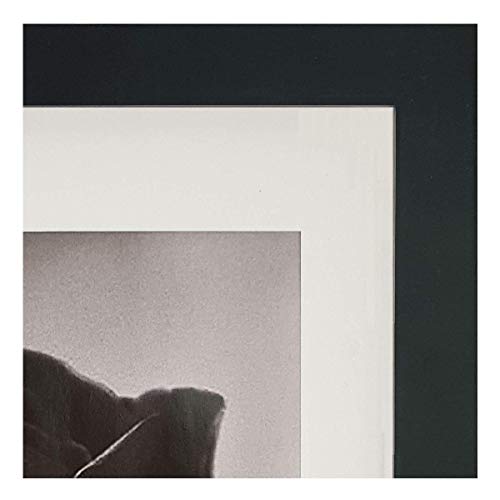 FUNTRESS Picture Frame Collage for Wall Hanging Wooden Frame Living Room Frame Set with Mats (3, 10x14 Black) - Image 3