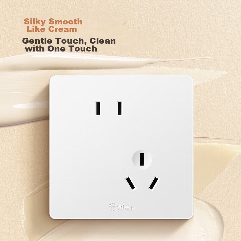 BULL G12 Socket Bulk Pack, 10A Slanted Five-Hole Socket, Cream Style G12Z223AS, Snow White, Pack of Te - Image 4
