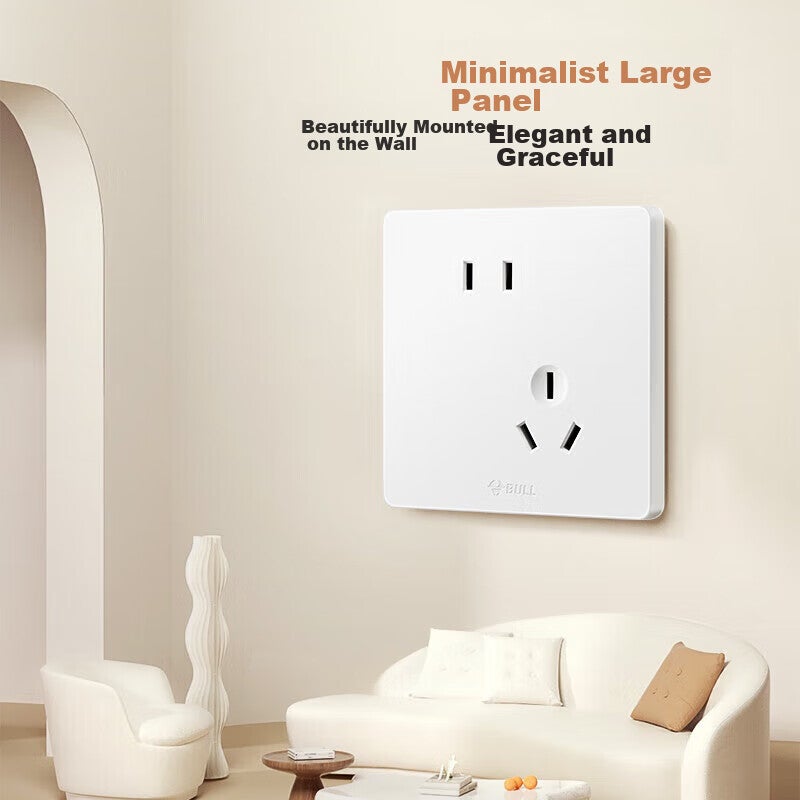 BULL G12 Socket Bulk Pack, 10A Slanted Five-Hole Socket, Cream Style G12Z223AS, Snow White, Pack of Te - Image 3