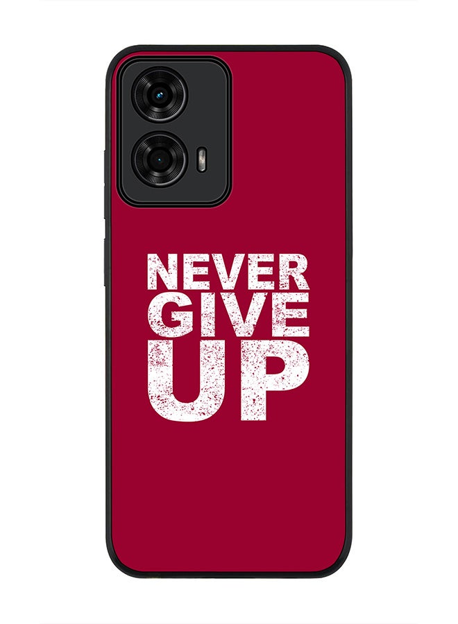 Stylizedd For Motorola Moto G04 / G04s Case,Slim fit Camera Protection, Shockproof Thin Phone cover - Never ever give up - Image 1