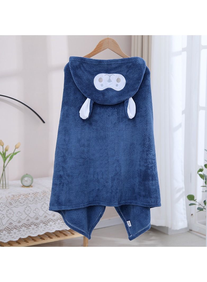 Loquat With Hood Coral Fleece Cloaks Bath Towels