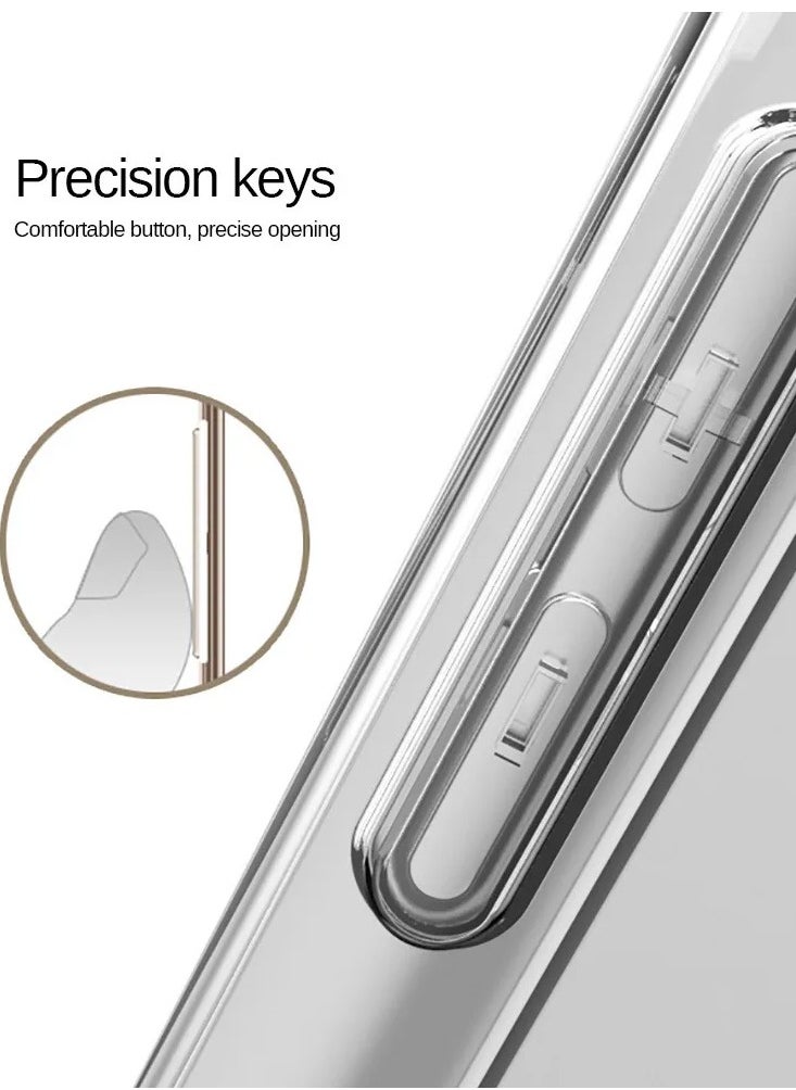 CHAPPELINE - AIRBAG CASE Series Premium Transparent Airbag Shockproof Anti-Yellowing with Iron Plate Case Cover For Samsung Galaxy A05 4G 2023 Clear - Image 1